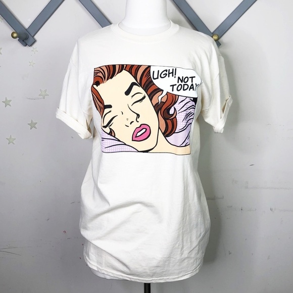 Goodie two sleeves  “not today” graphic tee shirt - Picture 5 of 11